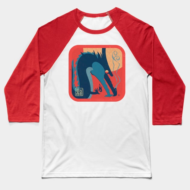 Chinese Zodiac-Year of the Dragon Baseball T-Shirt by DanielLiamGill